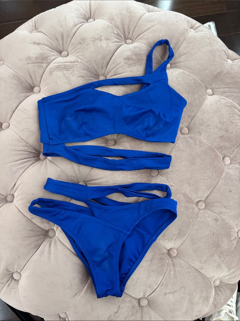 Agent Provocateur Electric Blue Cutout Bikini